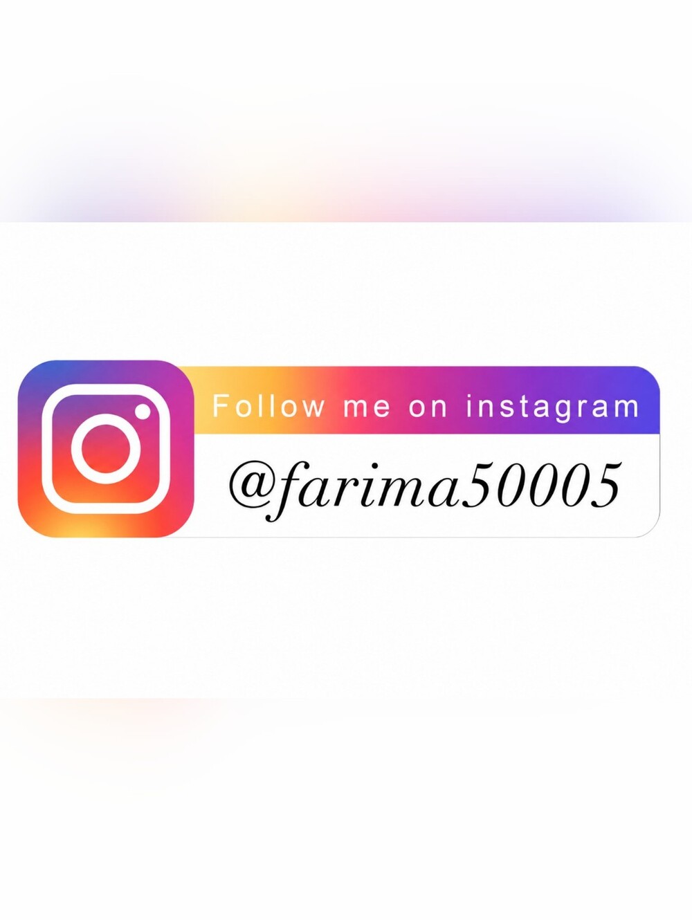 Follow me on socials